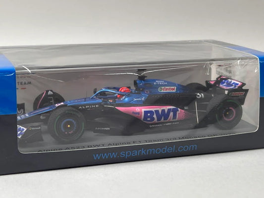 1:43 SPARK S8566 Alpine A523 BWT F1 Team Monaco GP 3rd 2023 #31