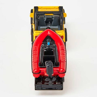 SK1658 SIKU Jeep Wrangler with Boat