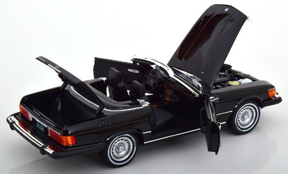 [ Pre-order ] 183724 NOREV 1:18 Scale Mercedes 450SL R107 US-Version American Gigolo 1979 Black MODELISSIMO Custom Order
