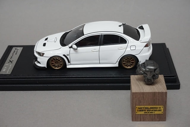 1:43 ignition model IG2566 Mitsubishi Lancer Evolution X (CZ4A) White Engine included model car