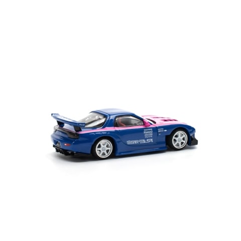 [ Pre-order ] PR640240 POP RACE 1:64 Mazda Amemiya MAZDA RX7 RE-AMEMIYA BLUE/PINK