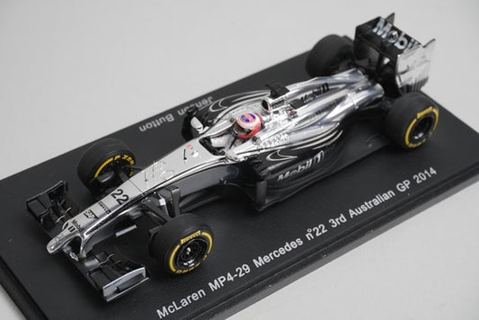 1:43 SPARK S3074 McLaren MP4-29 Mercedes J.Button Australian GP 2014 #22 model car