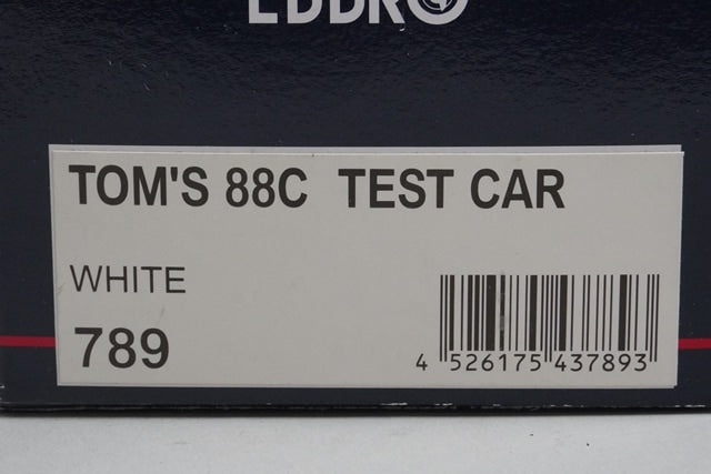 1:43 EBBRO 43789 Toyota Tom's 88C Test Car White model car