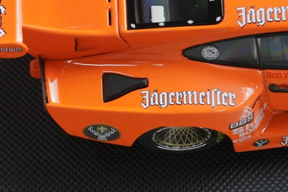 1:43 EBBRO 44303 Jaegermeister Porsche 935 K3 Hockenheim 1981 #52 Orange model car