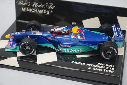 1:43 MINICHAMPS 430990011 Red Bull Sauber Petronas C18 1999 #11 J. Alesi