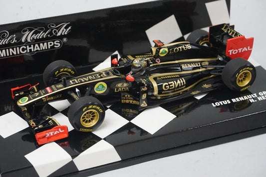 1:43 MINICHAMPS 410110009 Lotus Renault GP R31 2011 #9 N. Heidfeld