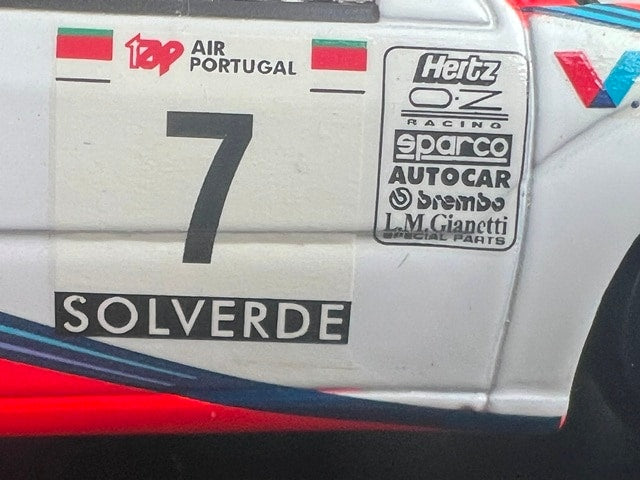 1:43 MINICHAMPS 430998807 Ford Focus WRC Portugal Rally 1999 #7 C. McRae N. Grist model car