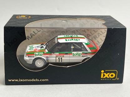 1:43 ixo SCR003 LANCIA DELTA HF 4WD TOTIP SAN REMO RALLY 1987 #11 A. Fiorio L. Pirola model car