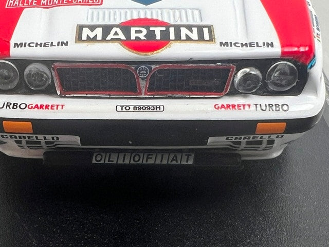 1:43 ixo SCR002 LANCIA DELTA INTEGRALE MONTE CARLO RALLY 1989 #4 M. Biasion T. Siviero model car