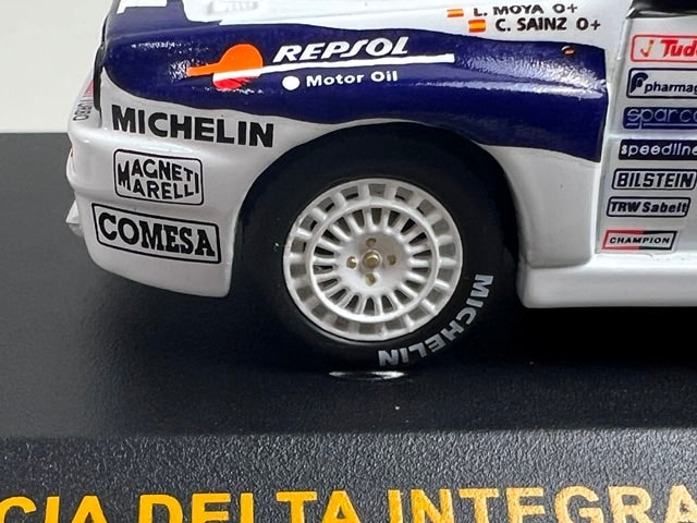 1:43 ixo RAC070 Lancia Delta Integrale 16V Monte Carlo Rally 1993 #1 C. Sainz L. Moya model car