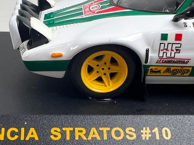 1:43 ixo RAC080 Lancia Stratos Monte Carlo Rally 1976 #10 S. Munari S. Maiga model car