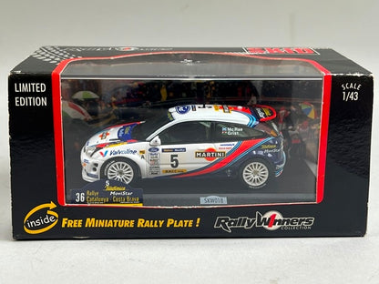 1:43 VITESSE SKW018 Ford Focus WRC CATALUNYA Rally 2000 #5 C. McRae N. Grist model car