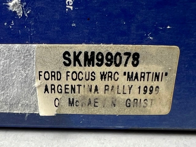 1:43 VITESSE SKM99078 Ford Focus WRC Martini ARGENTINA Rally 1999 #7 C. McRae N. Grist model car