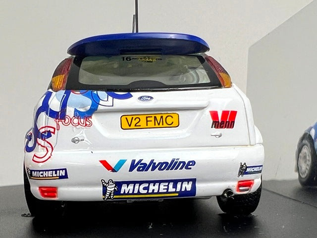 1:43 VITESSE SKM142 Ford Focus WRC ACROPOLIS Rally 2000 #16 P. Solberg P. Mills model car