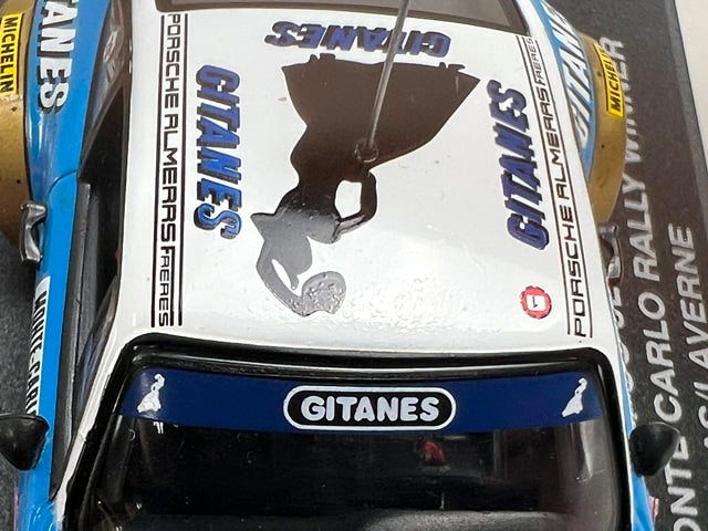 1:43 KYOSHO E3699 Porsche 911 SC 3L GITANE MONTE CARLO Rally 1978 #3 J. Pierre-Nicolas V. Lavergne model car