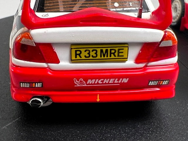 1:43 VITESSE V98151 Mitsubishi Carisma GT CORDOBA ARGENTINA Rally 1998 #2 R. Burns R. Reid model car