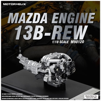 M90120 MOTORHELIX 1:18 Mazda 13B-REW Engine