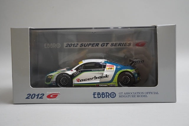 1:43 EBBRO 44756 Racerbook Audi R8 LMS SGT300 2012 #20 M. Kim Hideki Noda model car
