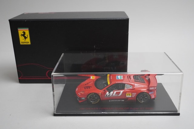 1:43 EBBRO 43744 Redline Ferrari Jim Gainer Dunlop Super GT 2005 #11 model car