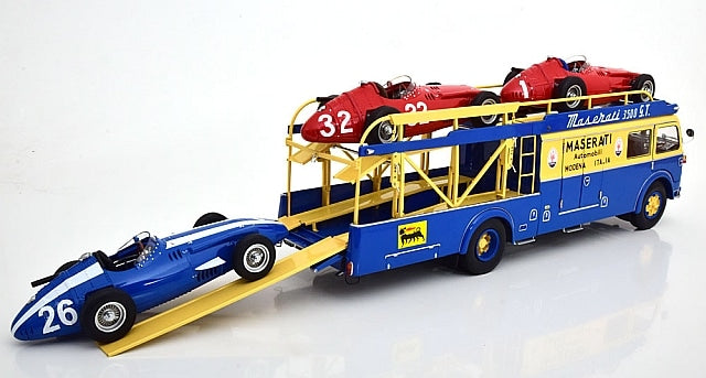 [ Pre-order ] CMR141 CMR 1:18 Fiat 642RN2 Bartoletti Maserati Recetransporter 1957