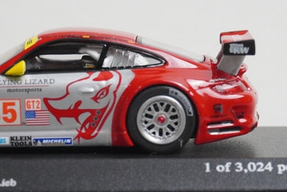 1:64 MINICHAMPS 640076445 Porsche 911 GT3 RSR Sebring 2007 #45 model car