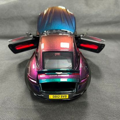 8250516BSL XiaoGuang MODEL 1:18 Aston Martin DB12 Chameleon with replacement wheels model car