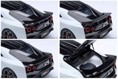77511 AUTOart 1:18 Nissan GT-R50 by ITALDESIGN Metallic White Black model car