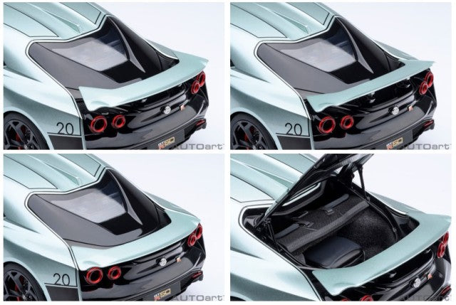 77512 AUTOart 1:18 Nissan GT-R50 by ITALDESIGN Metallic Green Black model car