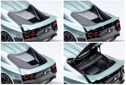 77512 AUTOart 1:18 Nissan GT-R50 by ITALDESIGN Metallic Green Black model car