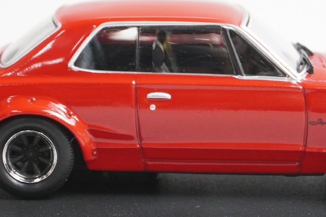 1:43 KYOSHO 03026DR BrandNumber Custom Nissan Skyline 2000 GT-R KPGC10 Red model car