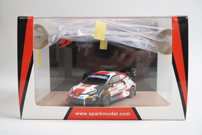 1:43 Spark S6713 Toyota GR Yaris WRC New Zealand Rally 2022 #69 model car