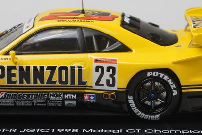 1:43 EBBRO 44251 Nissan Pennzoil Nismo GT-R Motegi GP 1998 #23 Yellow model car