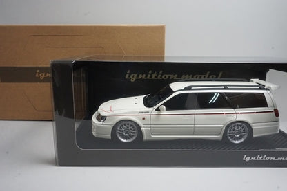1:18 ignition model IG2892 Nissan Stagea 260RS (WGNC34) Pearl White