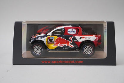 1:43 Spark S5870 Toyota GR DKR Hilux T1+ Dakar 2022 #201 model car