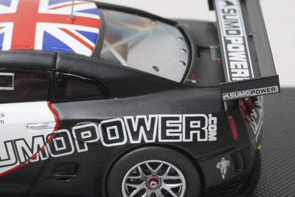1:43 EBBRO 44383 Nissan GT-R GT1 Sumo Power GT 2010 #23 White Black model car