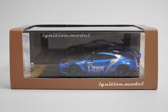 1:64 ignition model IG2368 Nissan LB-WORKS GT-R R35 Type 2 Blue