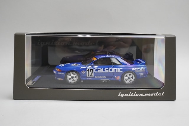 1:43 ignition model IG2979 Nissan Calsonic Skyline JTC 1990 #12 model car