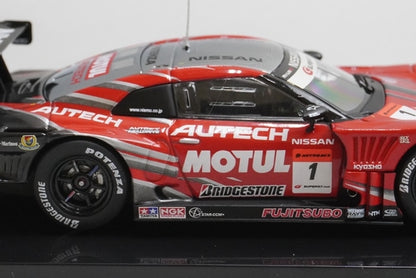 1:43 EBBRO 44232 Nissan Motul Autech GT-R Super GT500 Rd.3 Fuji 2009 #1 model car