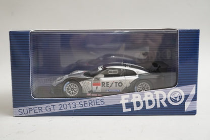 1:43 EBBRO 44945 Nissan Leito Mora GT-R Super GT500 Okayama Test 2013 #1 model car