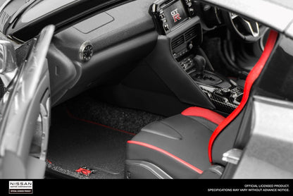 M83507 MOTORHELIX 1:18 Nissan GT-R (R35) Track Edition Engineered By NISMO 2020 Dark Metal Grey