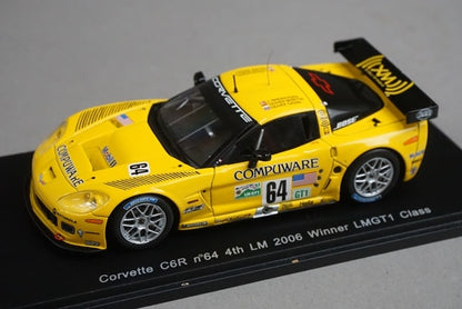 1:43 Spark S0174 Corvette C6R 4th LMGT1 Class Le Mans 2006 #64 model car