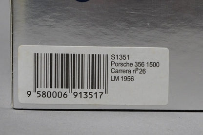 1:43 Spark S1351 Porsche 356 1500 Carrera Le Mans 1956 #26 model car
