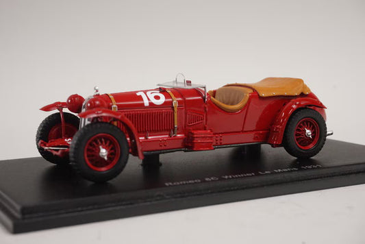 1:43 SPARK 43LM31 Alfa Romeo 8C Le Mans 1931 #16