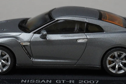1:43 EBBRO 44038 Nissan GT-R 2007 Dark Metal Grey model car