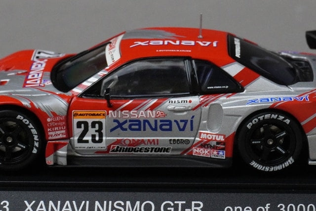 1:43 EBBRO Dealer Custom Nissan Xanavi Nismo GT-R JGTC 2003 #23 model car