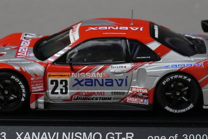 1:43 EBBRO Dealer Custom Nissan Xanavi Nismo GT-R JGTC 2003 #23 model car