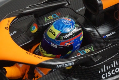 1:18 MINICHAMPS 537241981 McLaren F1 Team MCL38 Emilia Romagna GP 2024 #81 O. Piastri model car