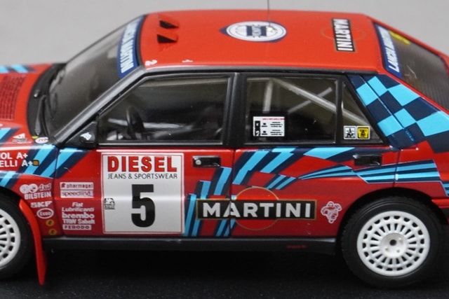 1:43 HPI 8292 Mirage Lancia Delta HF Integrale 16V Sanremo 1989 #5 model car