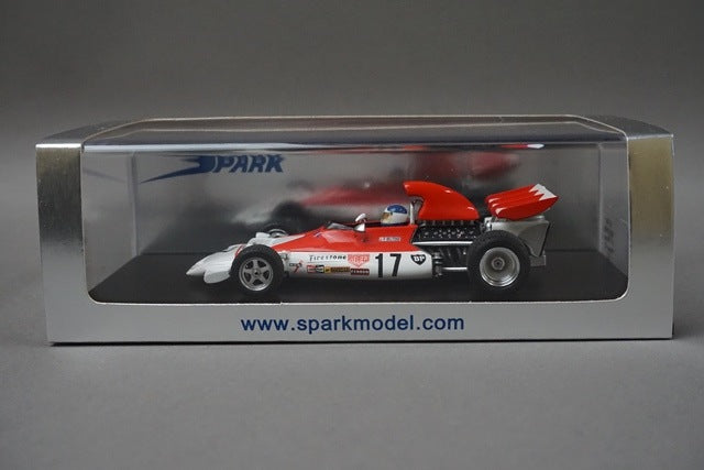 1:43 SPARK S1740 BRM P160B Monaco GP 1972 #17 model car