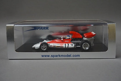 1:43 SPARK S1740 BRM P160B Monaco GP 1972 #17 model car